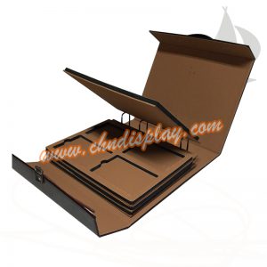 定制設(shè)計(jì)木地板樣品簡(jiǎn)易手提型展示盒子PY075(1