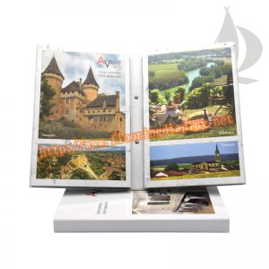 定制設(shè)計(jì)一折頁四格型木地板樣品展示冊PY096(1